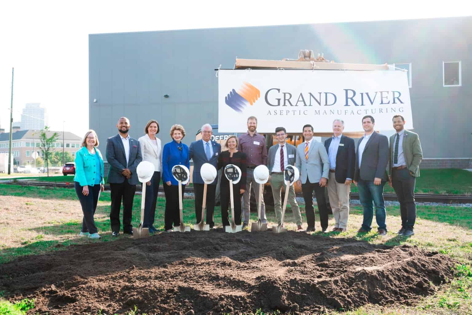 MI Based CDMO To Triple Capacity Grand River Aseptic Manufacturing   GRAM Groundbreaking Guests Web  1536x1024 